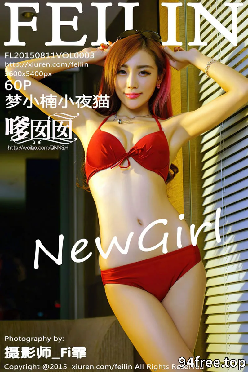 [FeiLin嗲囡囡] Vol.003 嫩模梦小楠小夜猫内衣系列完美身材火焰红唇写真 - 就是免费-就是免费