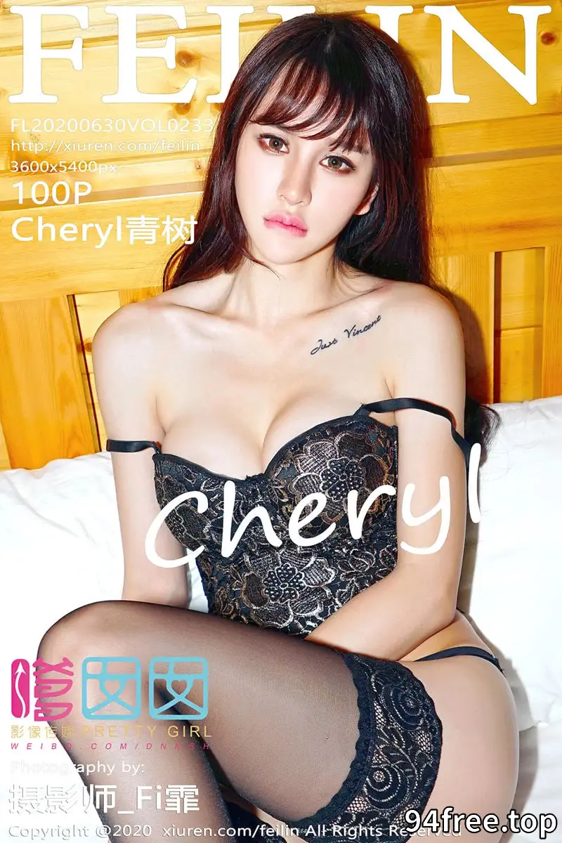 [FeiLin嗲囡囡] Vol.233 嫩模Cheryl青树泳池边性感比基尼+私房黑丝主题完美诱惑写真 - 就是免费-就是免费