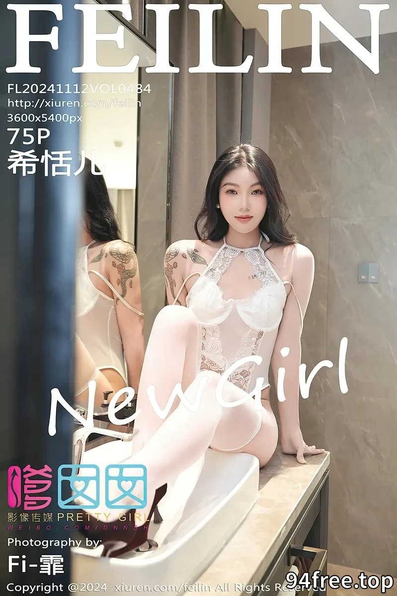 [FeiLin嗲囡囡] Vol.484 新人模特希恬儿性感白色情趣服饰配白丝袜秀曼妙身姿诱惑写真 - 就是免费-就是免费