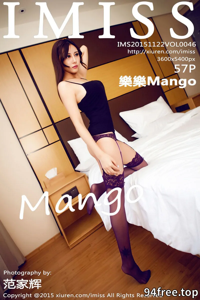 [IMiss爱蜜社] Vol.046 嫩模樂樂Mango蕾丝内裤秀美臀半脱衬衣秀美乳写真 - 就是免费-就是免费