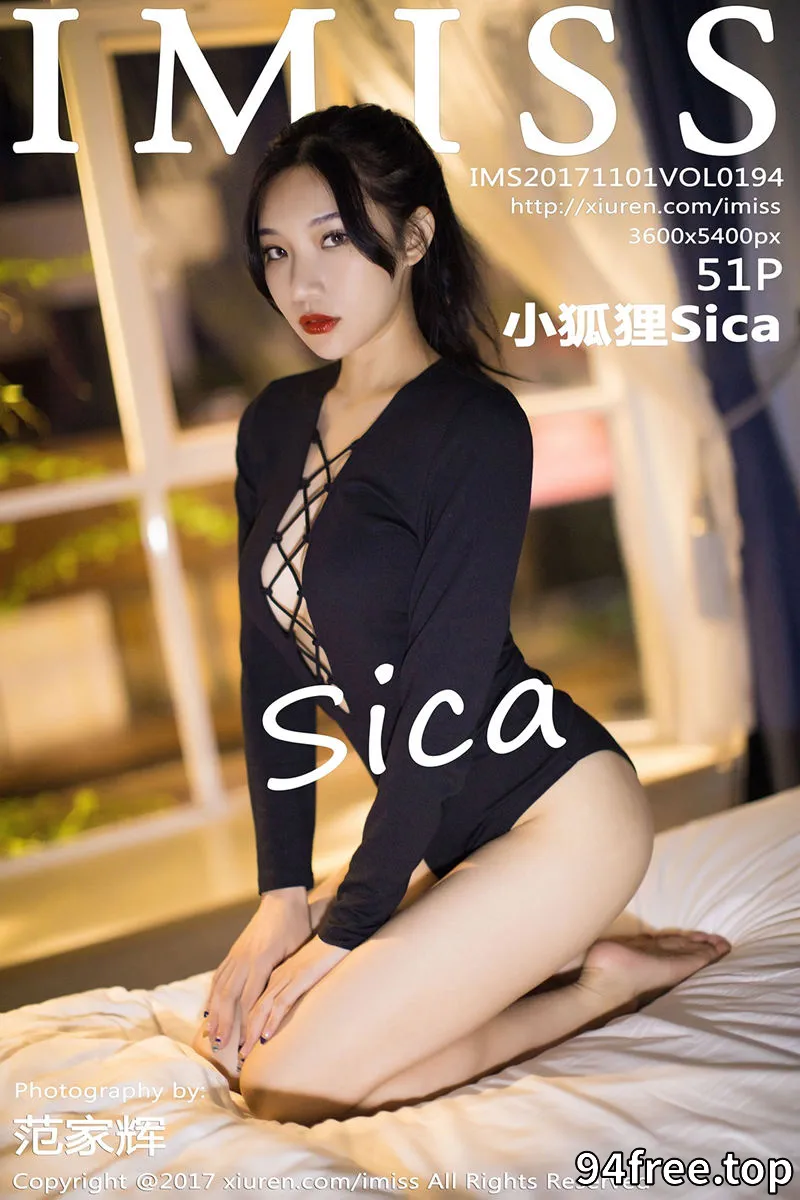[IMiss爱蜜社] Vol.194 嫩模小狐狸Sica黑色情趣睡衣加黑色高叉开胸衣完美诱惑写真 - 就是免费-就是免费