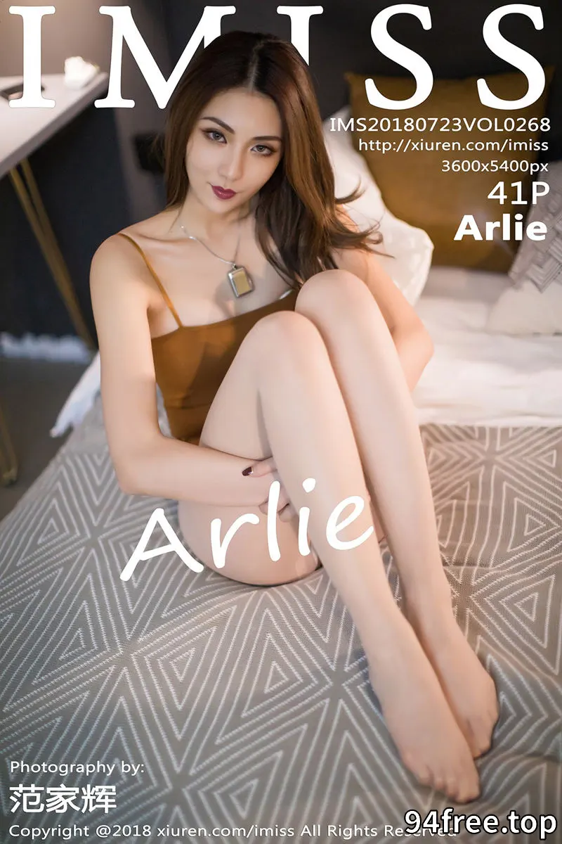 [IMiss爱蜜社] Vol.268 嫩模Arlie居家私房高叉连体吊带秀完美身材丝袜美腿诱惑写真 - 就是免费-就是免费