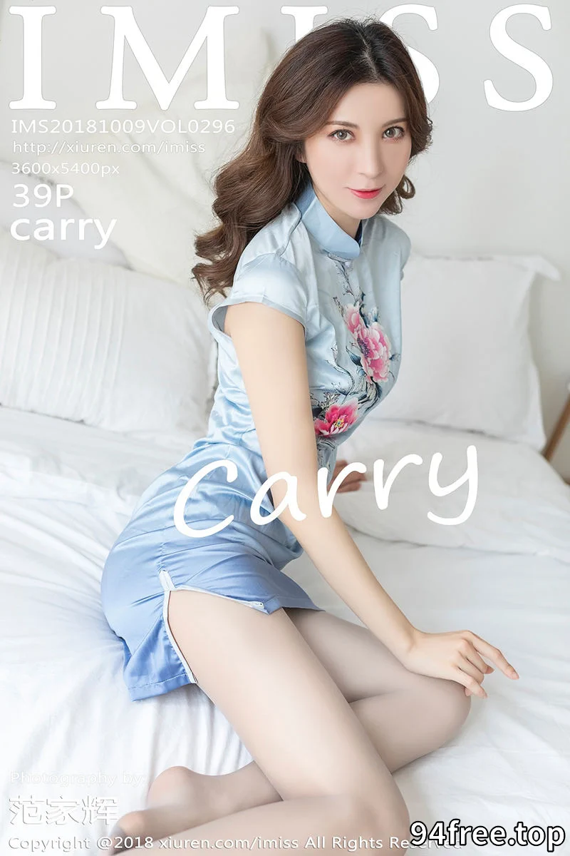 [IMiss爱蜜社] Vol.296 气质女神Carry私房黑色内衣秀完美身材傲人豪乳诱惑写真 - 就是免费-就是免费