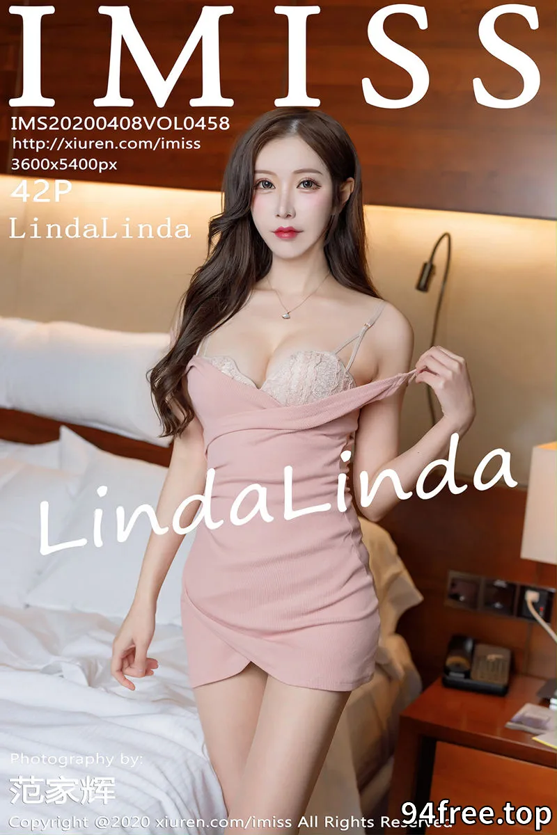 [IMiss爱蜜社] Vol.458 嫩模LindaLinda私房粉色吊裙半脱露性感内衣完美诱惑写真 - 就是免费-就是免费