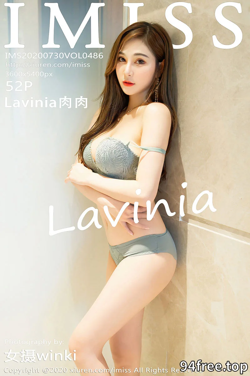 [IMiss爱蜜社] Vol.486 女神Lavinia肉私房脱低胸吊裙露性感内衣秀完美身材诱惑写真 - 就是免费-就是免费
