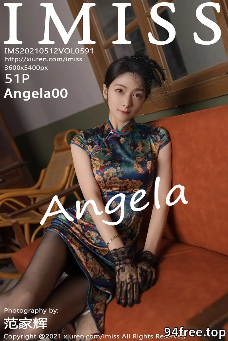 [IMiss爱蜜社] Vol.591 女神Angela00私房脱古韵旗袍露蕾丝内衣秀完美身材诱惑写真 - 就是免费-就是免费