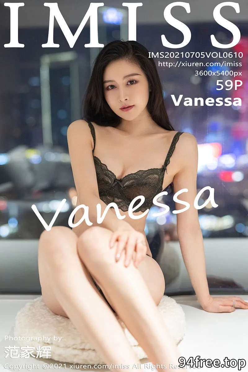 [IMiss爱蜜社] Vol.610 气质美女Vanessa职场OL主题私房半脱露镂空内衣迷人诱惑写真 - 就是免费-就是免费