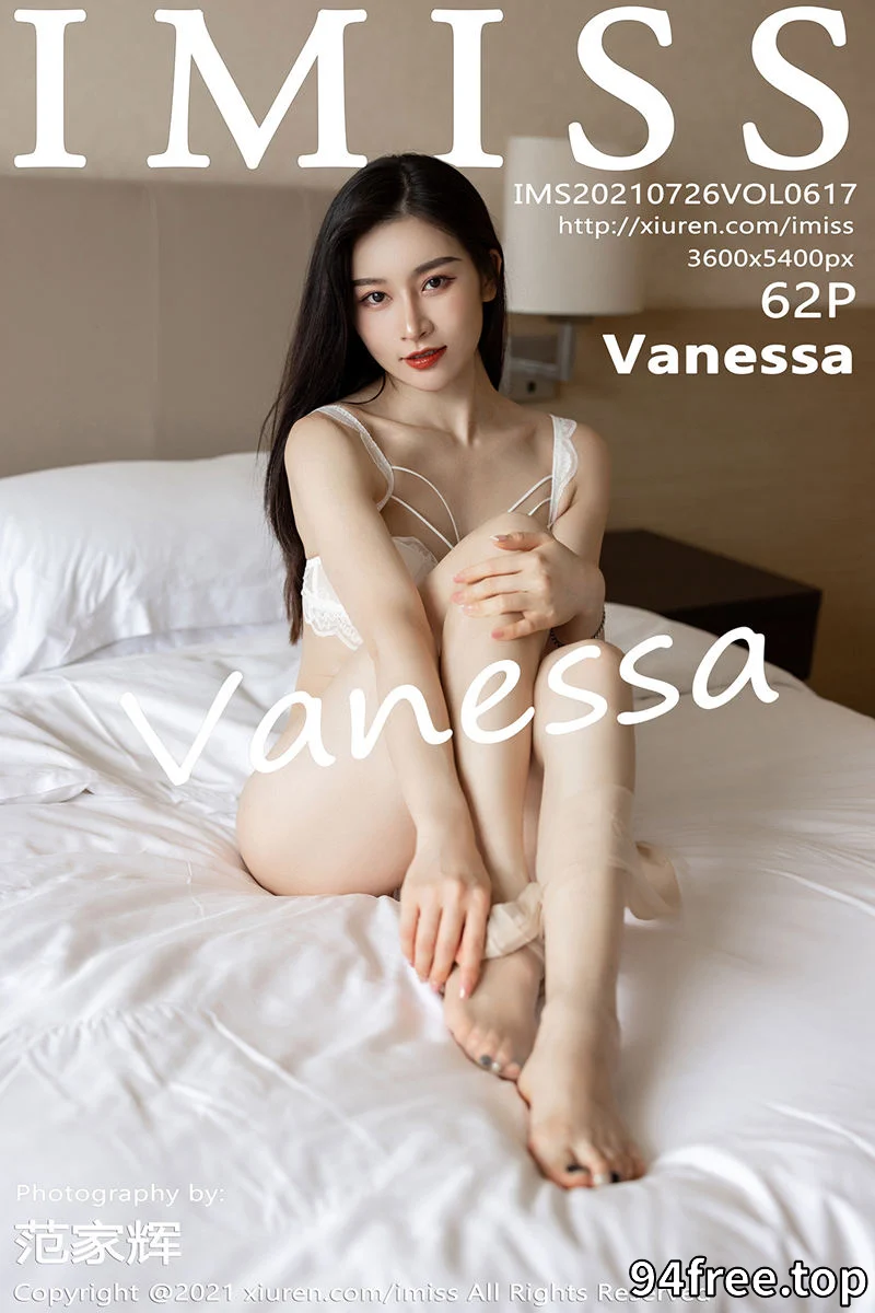 [IMiss爱蜜社] Vol.617 气质美女Vanessa床上脱优雅服饰露性感白色内衣迷人诱惑写真 - 就是免费-就是免费