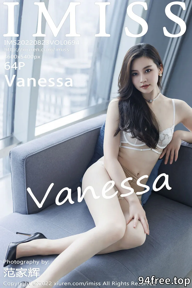 [IMiss爱蜜社] Vol.694 气质美女Vanessa淡橙色上衣配短裙半脱露蕾丝内衣诱惑写真 - 就是免费-就是免费