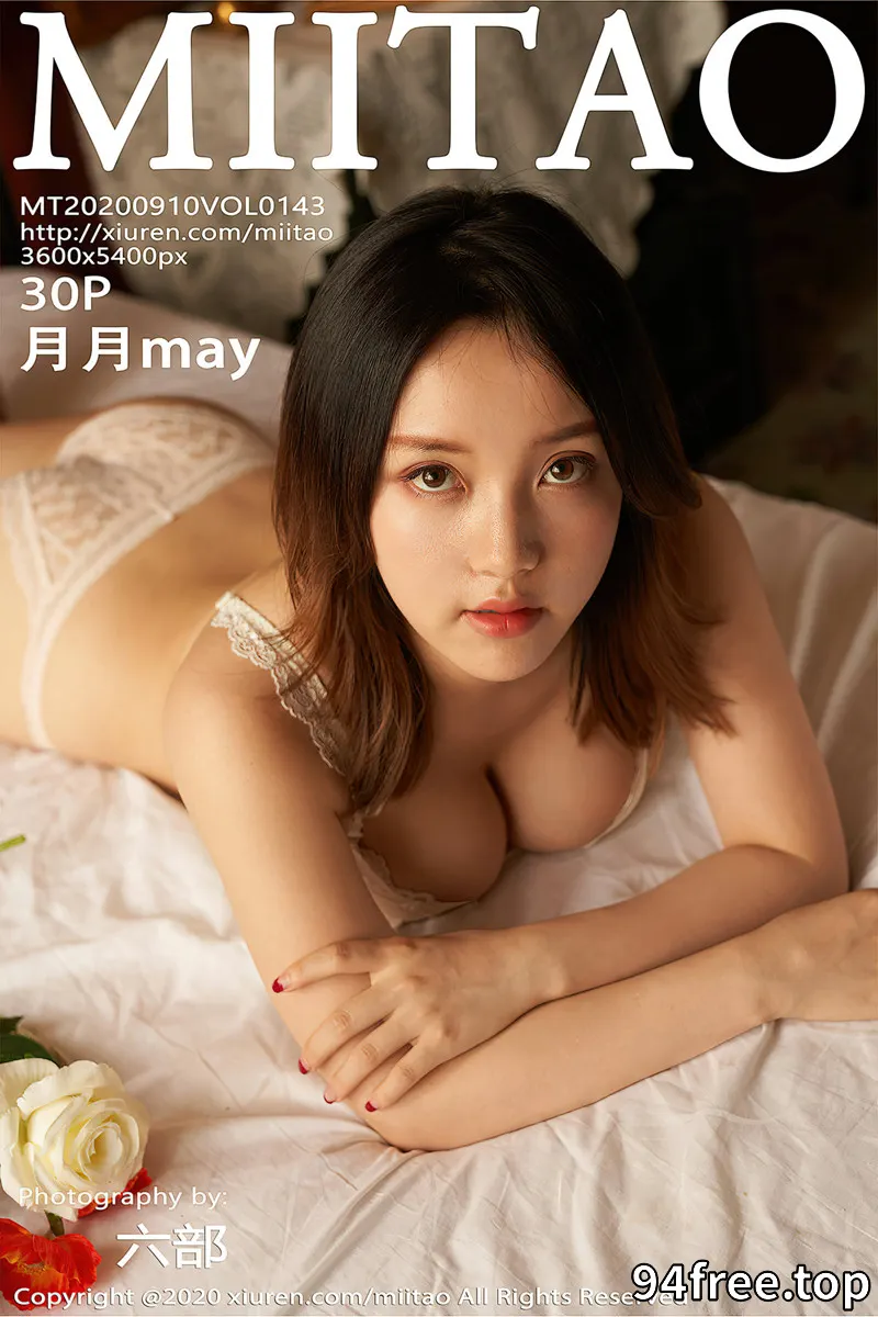 [MiiTao蜜桃社] Vol.143 新人模特月月may私房床上性感蕾丝内衣秀完美身材诱惑写真 - 就是免费-就是免费