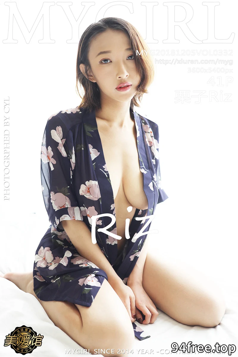 [MyGirl美媛馆] Vol.332 嫩模栗子Riz私房真空花色睡衣配丁字裤秀豪乳翘臀诱惑写真 - 就是免费-就是免费