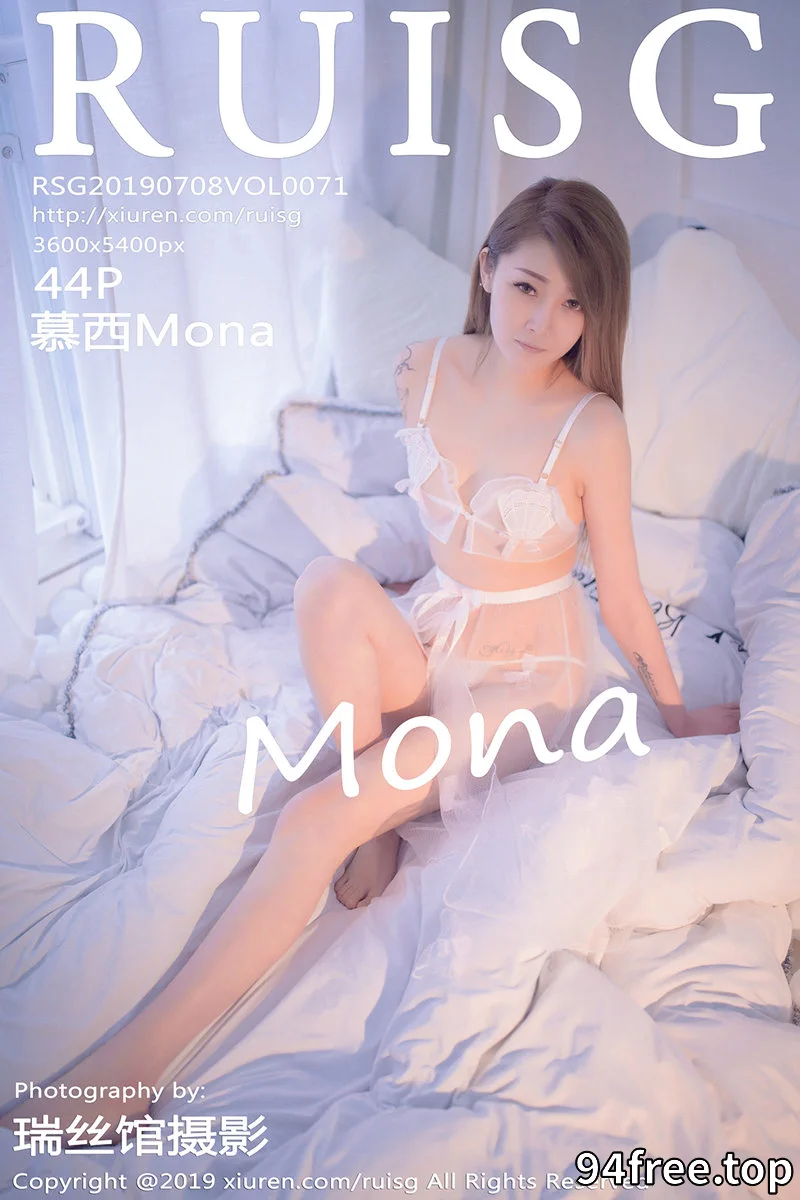 [RUISG瑞丝馆] Vol.071 嫩模慕西Mona私房白色真空薄纱秀惹火身材撩人诱惑写真 - 就是免费-就是免费