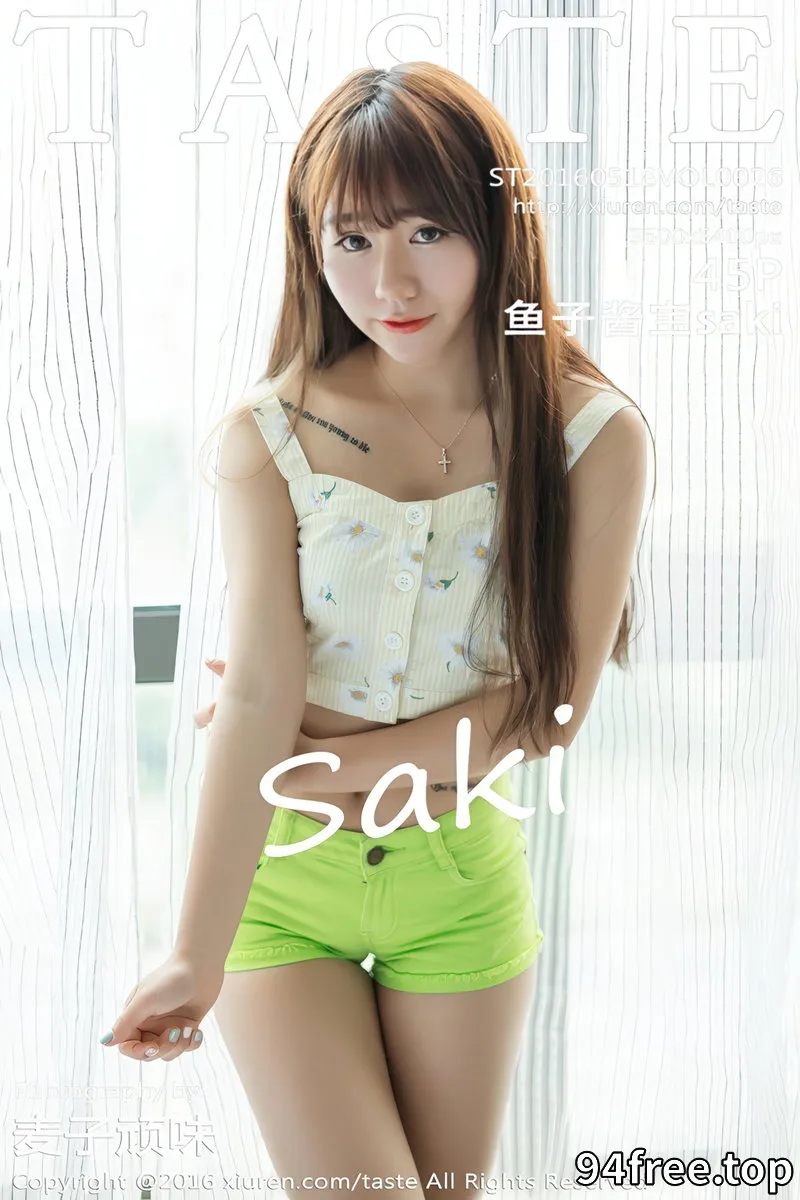 [Taste顽味生活] Vol.026 嫩模鱼子酱宝saki内衣美少女秀纹身性感迷人写真 - 就是免费-就是免费