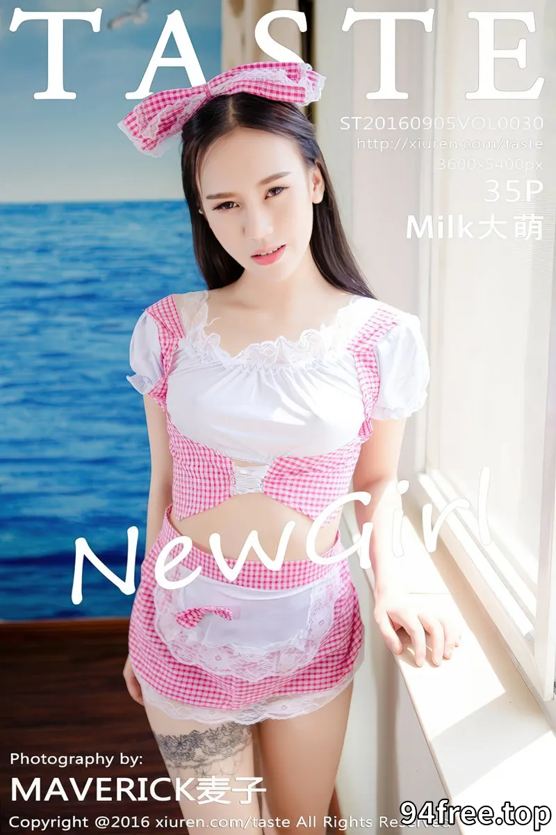 [Taste顽味生活] Vol.030 嫩模Milk大萌丁字裤情趣内衣美臀屁沟撩人诱惑写真 - 就是免费-就是免费