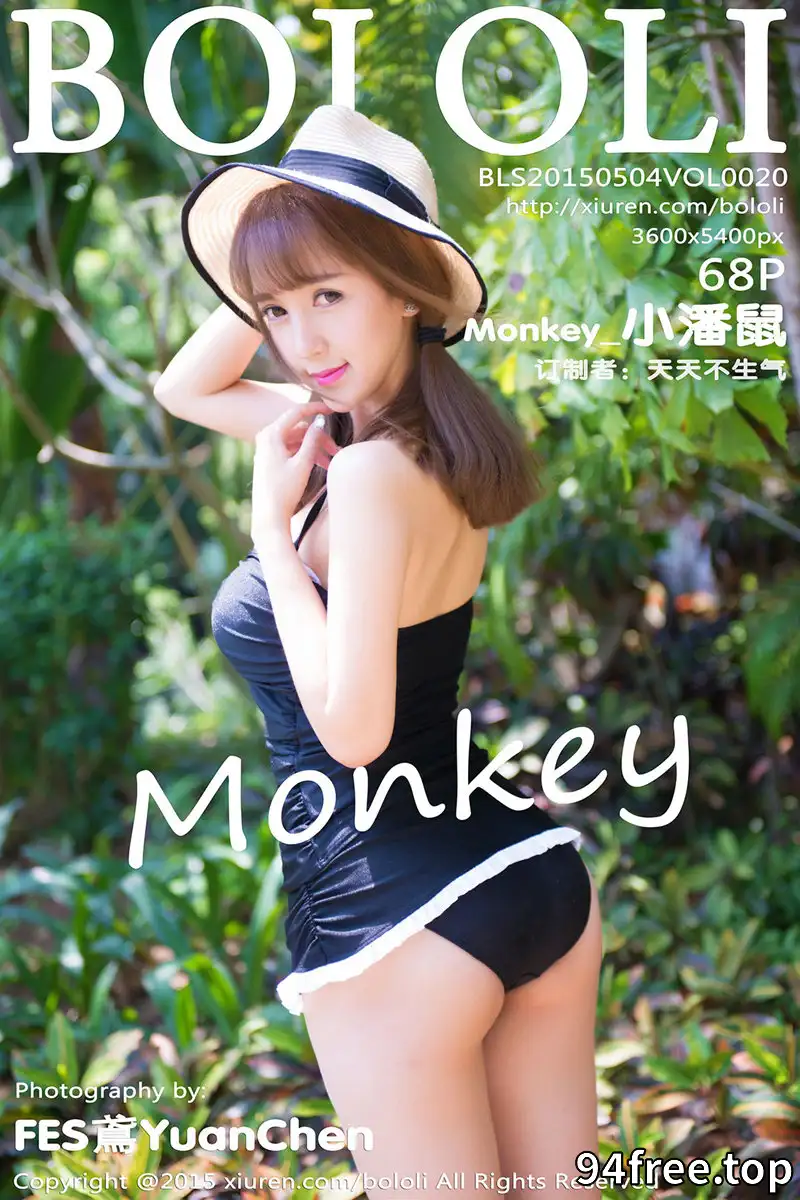 [BoLoli波萝社] Vol.020 嫩模Monkey 小潘鼠三亚旅拍低胸内衣豪乳迷人写真 - 就是免费-就是免费