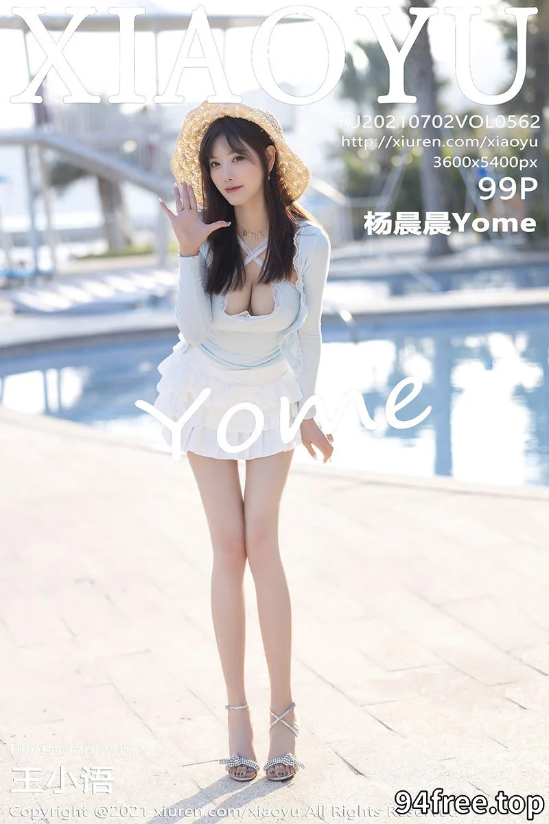 [XiaoYu语画界] Vol.562 女神杨晨晨sugar海边沙滩性感低胸服饰配超短裙完美诱惑写真 - 就是免费-就是免费