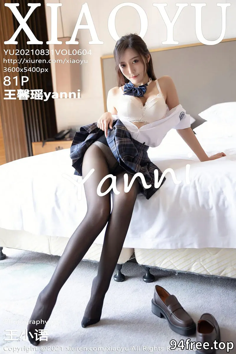 [XiaoYu语画界] Vol.604 女神王馨瑶yanni私房JK制服主题半脱露白色蕾丝内衣诱惑写真 - 就是免费-就是免费