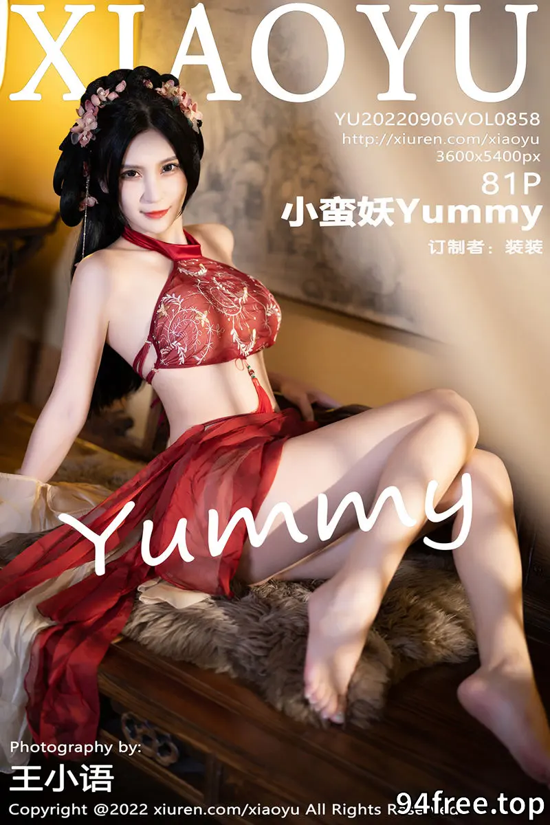 [XiaoYu语画界] Vol.858_模特小蛮妖Yummy杭州旅拍红色丝绸古装服露白嫩肌肤诱惑写真 - 就是免费-就是免费
