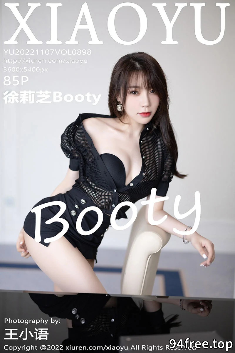 [XiaoYu语画界] Vol.898 女神徐莉芝Booty黑色轻透上衣配黑短裙露性感黑色内衣诱惑写真 - 就是免费-就是免费