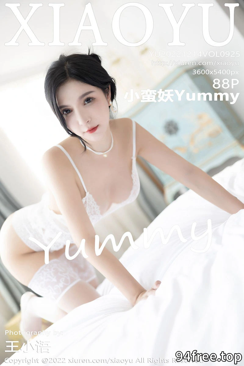 [XiaoYu语画界] Vol.925 模特小蛮妖Yummy私房白色薄透裙露缕空蕾丝内衣撩人诱惑写真 - 就是免费-就是免费