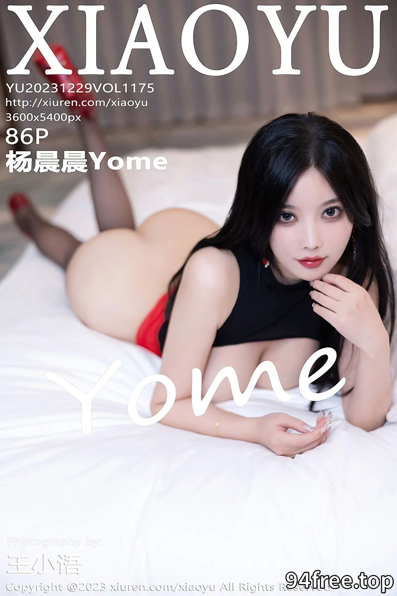 [XiaoYu语画界] Vol.1175 女神杨晨晨Yome黑色薄透衣配性感红色短裙露超薄黑丝魅惑写真 - 就是免费-就是免费