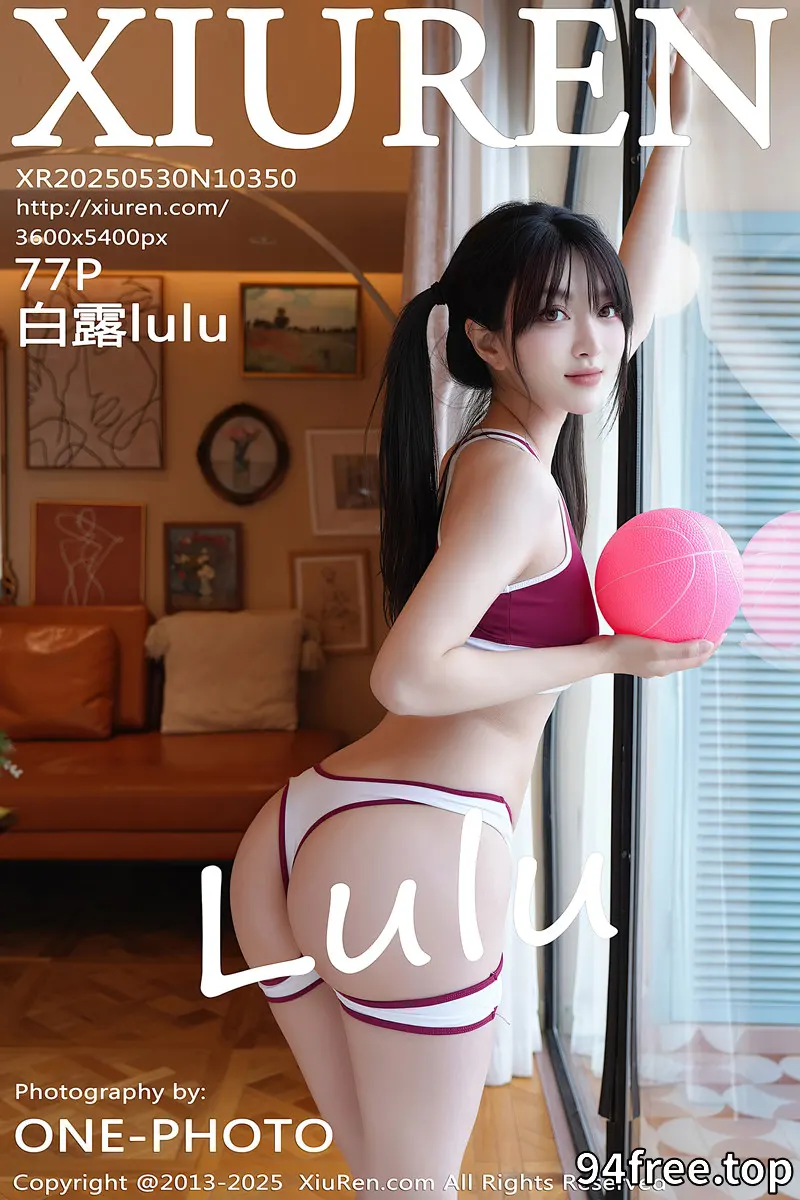 [XiuRen秀人网] NO.10350 模特白露lulu性感深色运动服配运动短袜半脱秀丰满身材诱惑写真-就是免费