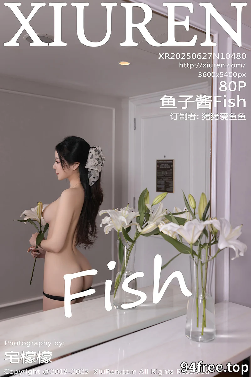 [XiuRen秀人网] NO.10480 模特鱼子酱Fish性感黑色连衣长裙露黑色内衣秀婀娜身段诱惑写真 - 就是免费-就是免费