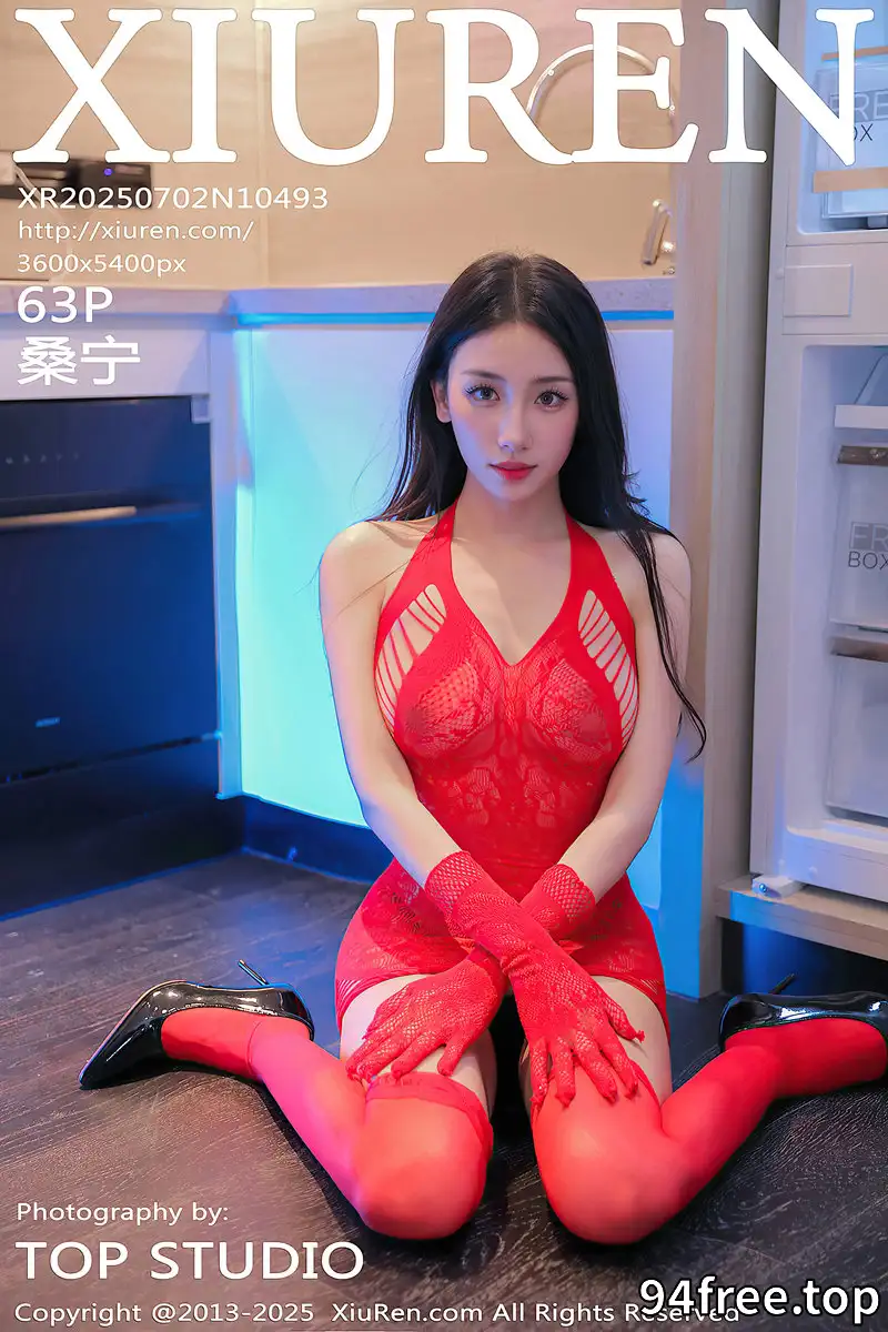 [XiuRen秀人网] NO.10493 模特桑宁性感红色情趣缕空服饰配红色丝袜秀曼妙身姿诱惑写真 - 就是免费-就是免费