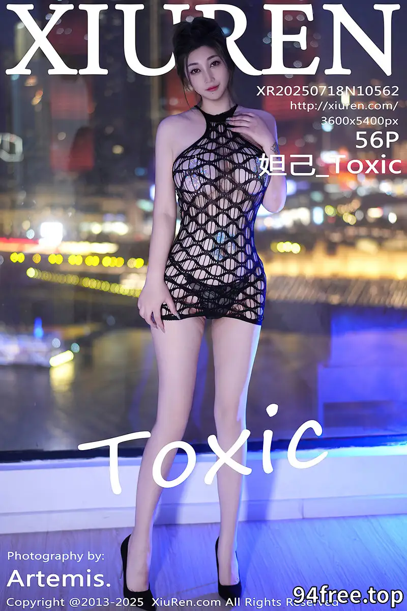 [XiuRen秀人网] NO.10562 女神妲己_Toxic黑色镂空情趣服饰露宝石内衣秀丰满身材诱惑写真 - 就是免费-就是免费