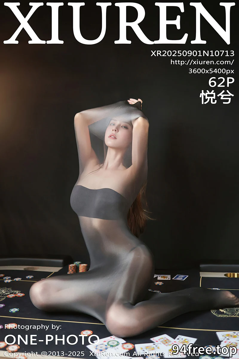 [XiuRen秀人网] NO.10713 模特悦兮性感黑色薄透连体丝袜露黑色内衣秀曼妙身姿诱惑写真 - 就是免费-就是免费