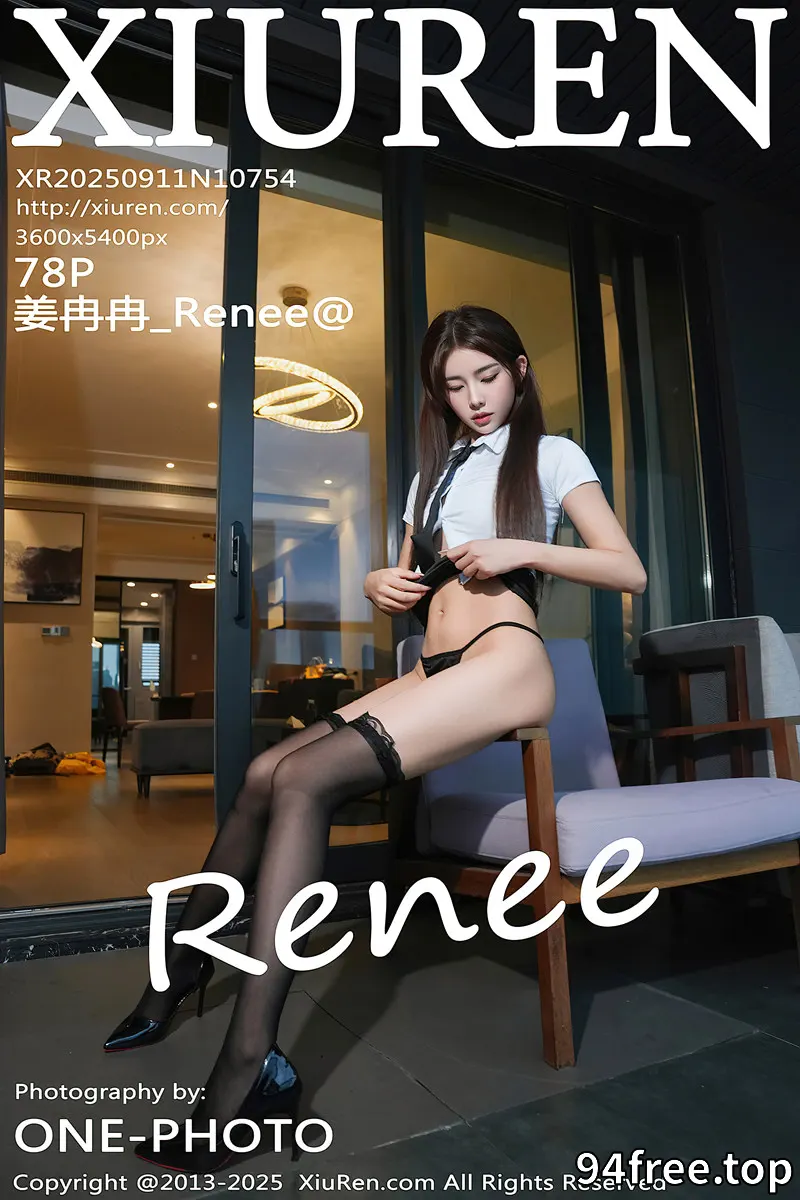 [XiuRen秀人网] NO.10754 新人模特姜冉冉_Renee@性感白T恤配黑丝袜秀曼妙身姿诱惑写真 - 就是免费-就是免费