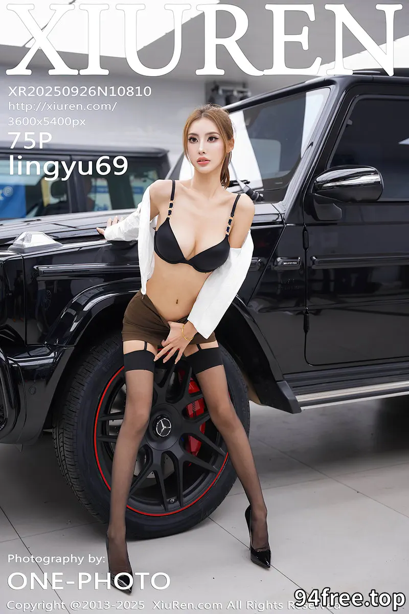 [XiuRen秀人网] NO.10810 模特Lingyu69性感黑色情趣内衣配超薄黑丝秀惹火身材诱惑写真 - 就是免费-就是免费