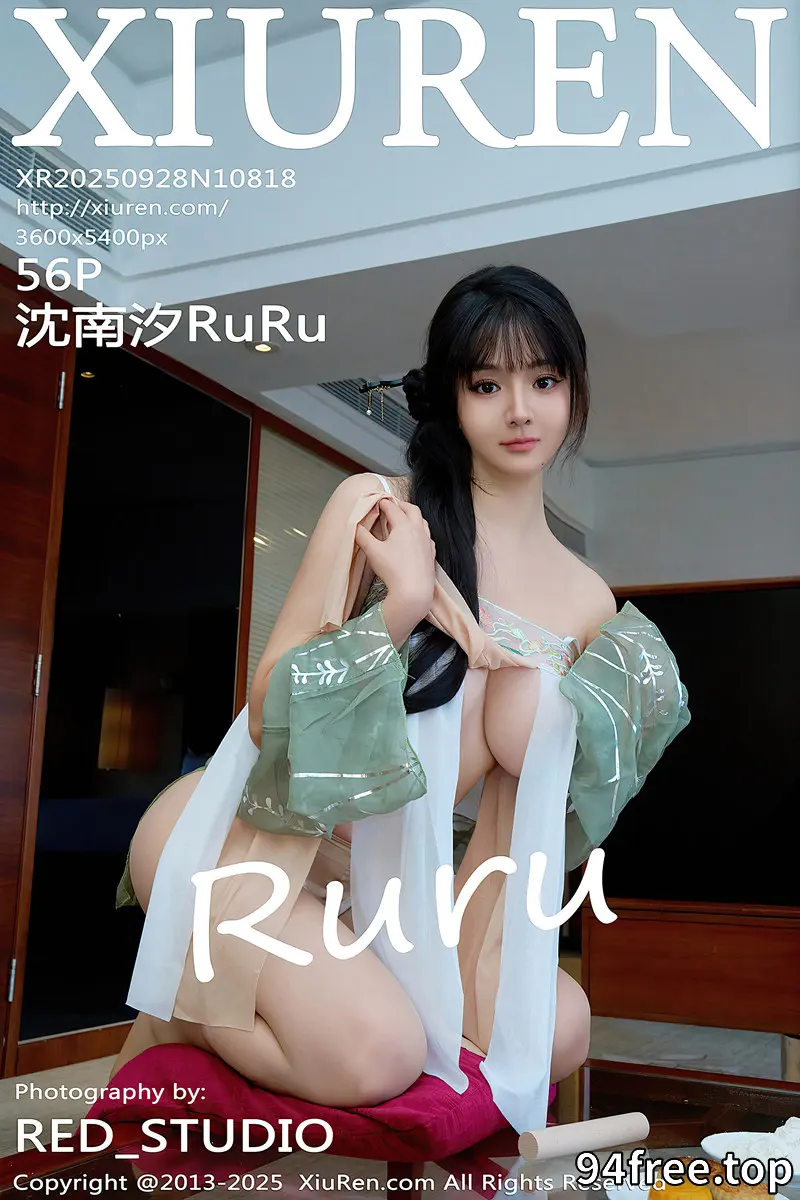 [XiuRen秀人网] NO.10818 新人模特沈南汐RuRu性感浅色古风服饰配超薄肉丝秀美腿诱惑写真-就是免费
