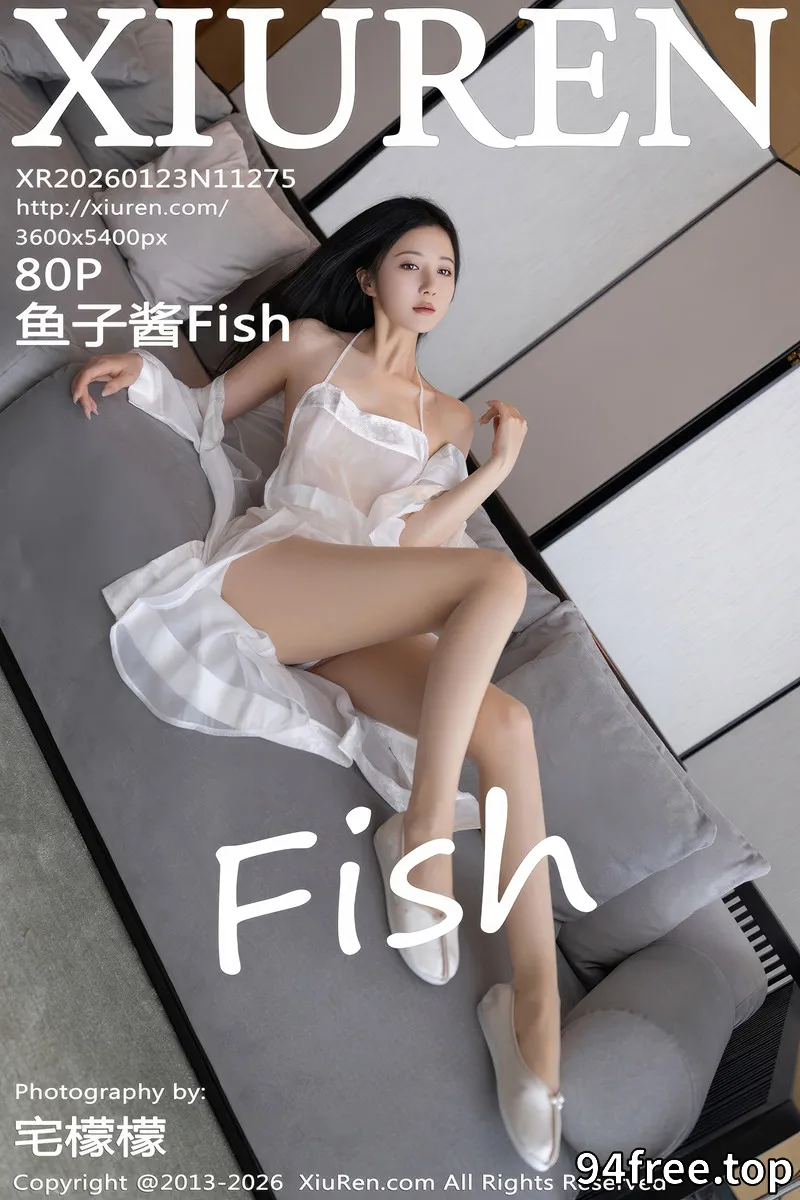 [XiuRen秀人网] NO.11275 模特鱼子酱Fish性感白色浴袍配超薄肉丝秀完美身材迷人诱惑写真-就是免费