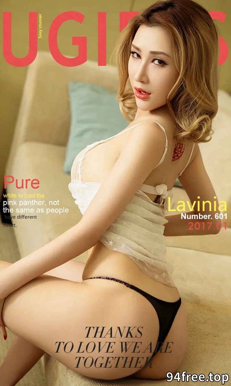[Ugirls爱尤物] NO.601 嫩模Lavinia白色蕾丝内衣半脱秀美背纹身妩媚诱惑写真 - 就是免费-就是免费