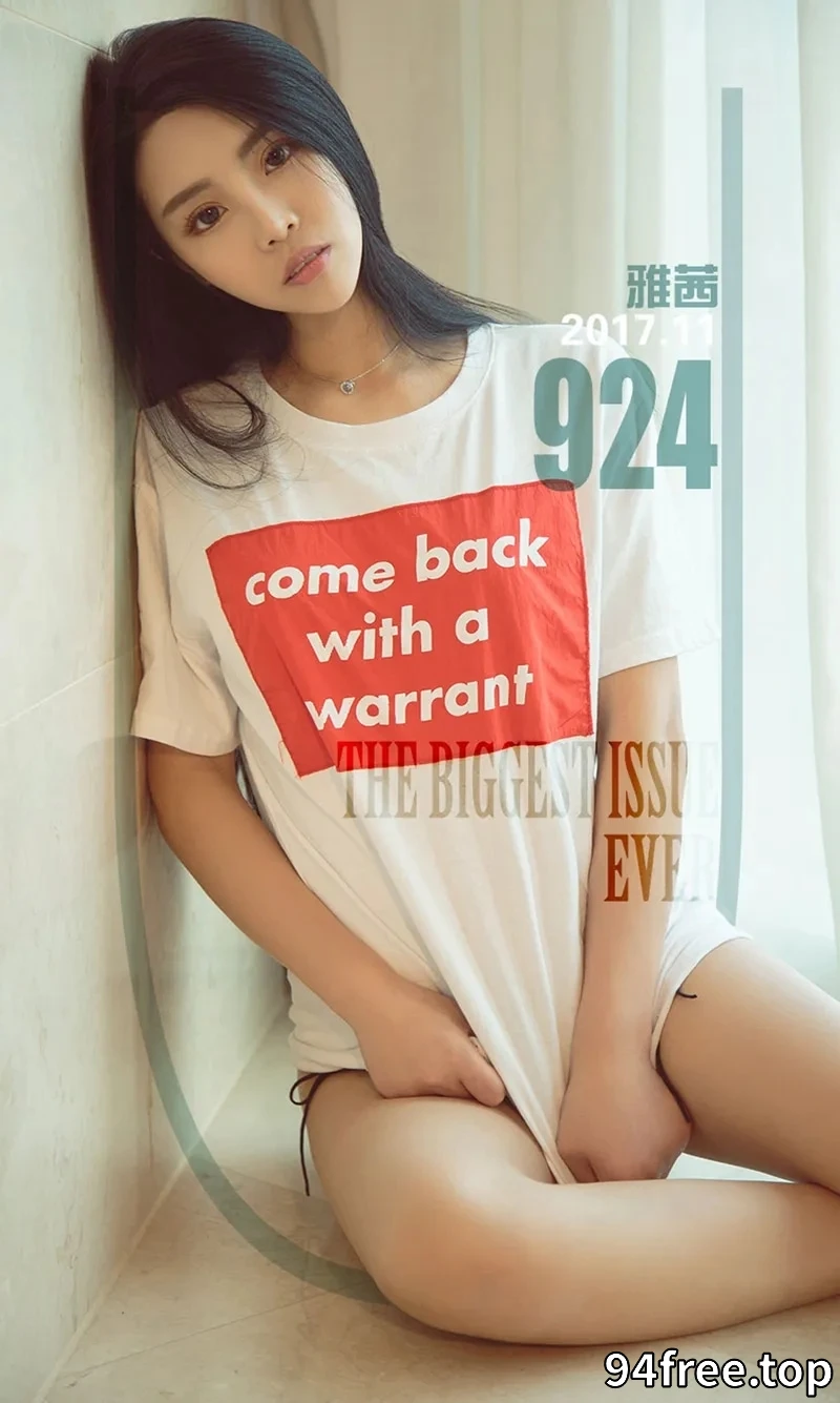 [Ugirls爱尤物] NO.924 嫩模雅茜性感黑色内衣秀美乳黑色丁字裤白嫩肌肤诱惑写真 - 就是免费-就是免费