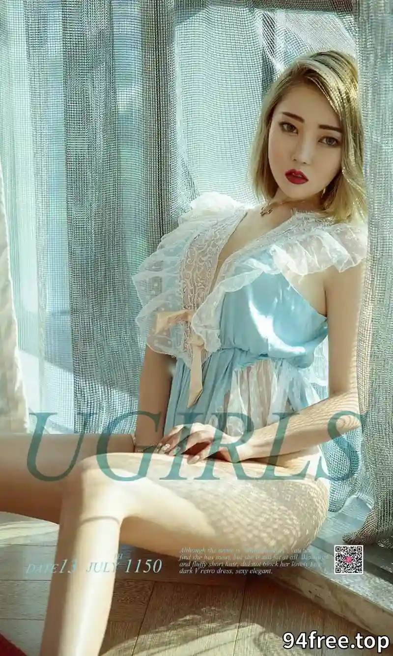 [Ugirls爱尤物] NO.1150 嫩模萌汉药baby白色高叉连体衣+薄纱内衣爆乳诱惑写真 - 就是免费-就是免费
