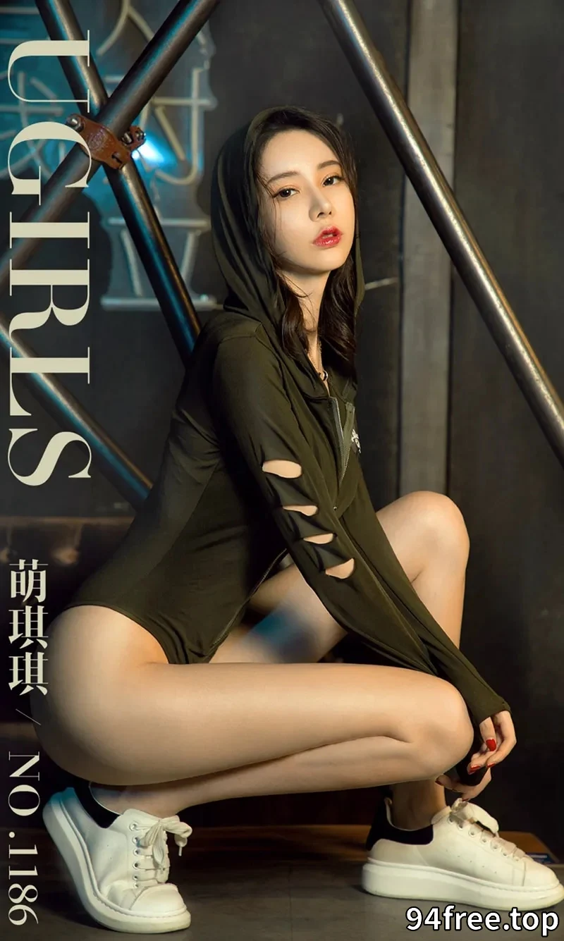 [Ugirls爱尤物] NO.1186 嫩模萌琪琪黑色高叉连体衣+粉色蕾丝内衣秀完美身材写真 - 就是免费-就是免费
