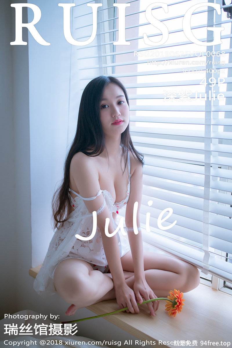 [RUISG瑞丝馆] Vol.068 嫩模深紫Julie私房清甜可人草帽女孩系列靓丽迷人写真-就是免费