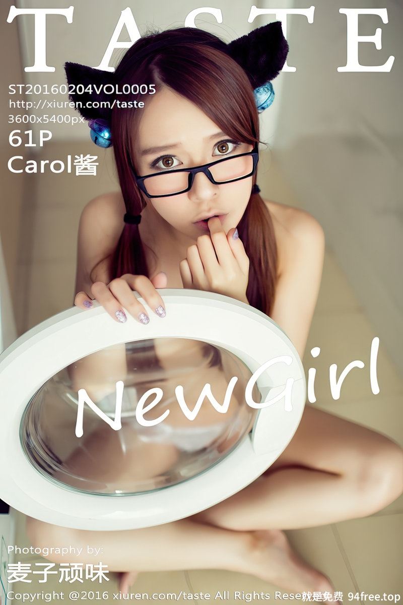 [Taste顽味生活] Vol.005 嫩模Carol酱性感兔女郎黑色女仆装居家写真-就是免费