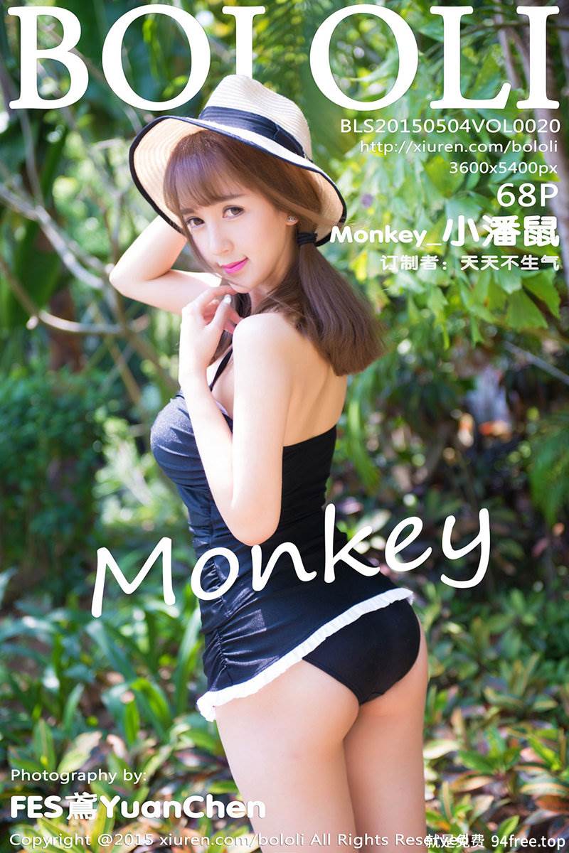 [BoLoli波萝社] Vol.020 嫩模Monkey 小潘鼠三亚旅拍低胸内衣豪乳迷人写真-就是免费