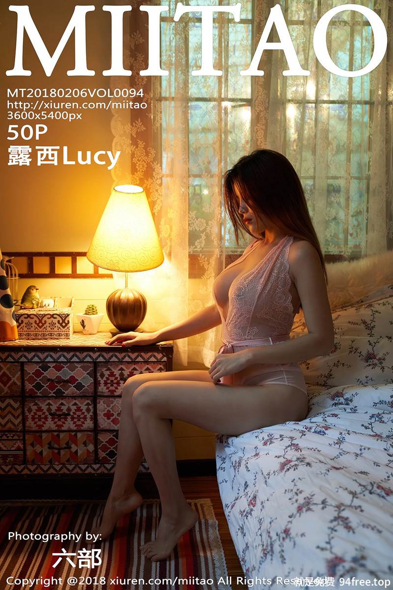 [MiiTao蜜桃社] Vol.094 嫩模露西Lucy居家私房粉嫩蕾丝内衣透视秀傲人豪乳诱惑写真-就是免费