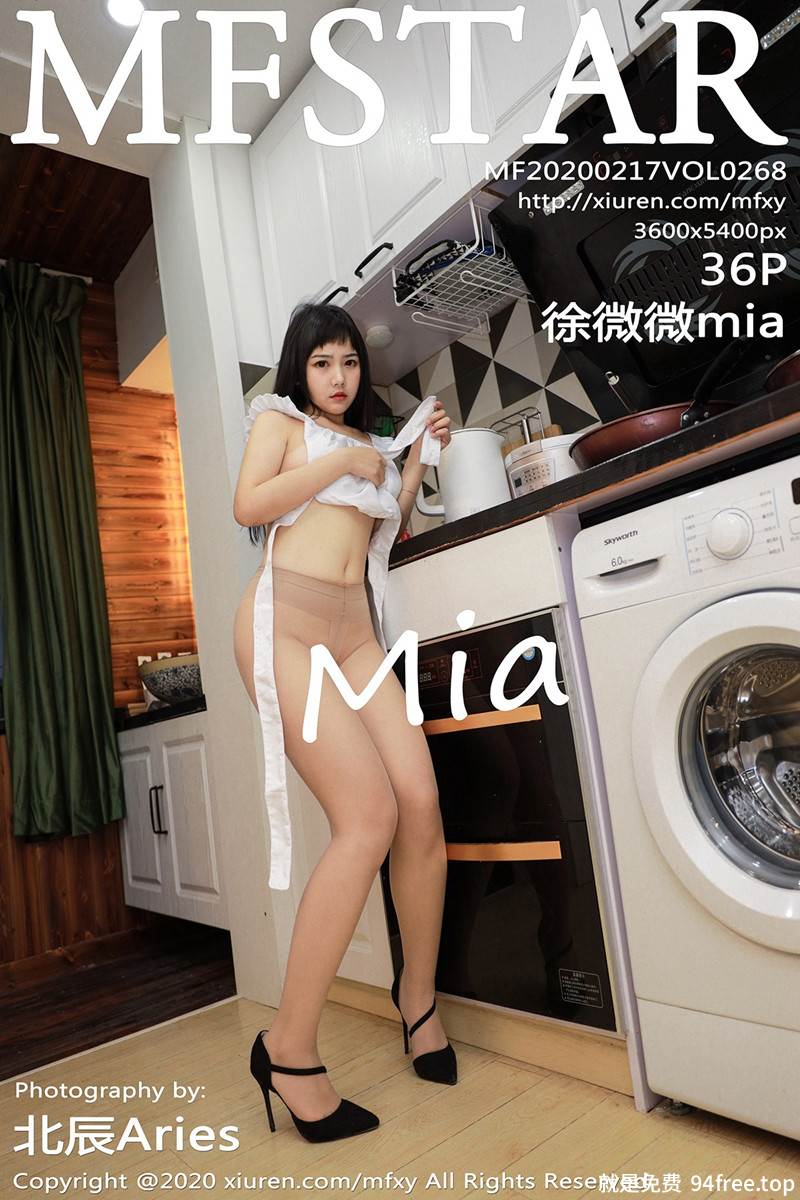 [MFStar模范学院] Vol.268 嫩模徐微微mia私房白色女仆装配无内肉丝撩人诱惑写真-就是免费