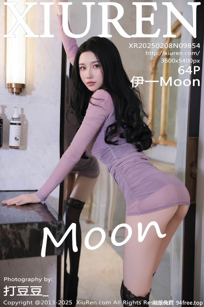 [XiuRen秀人网] NO.9854 模特伊一Moon性感黑色比基尼+黑色情趣内衣秀曼妙身姿诱惑写真-就是免费