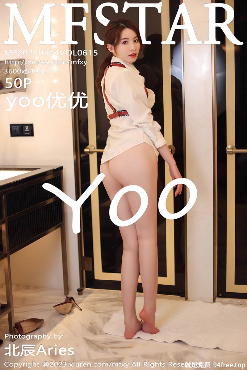 [MFStar模范学院] Vol.615 模特yoo优优性感白T配黑色短裙露超薄黑丝秀美腿诱惑写真-就是免费