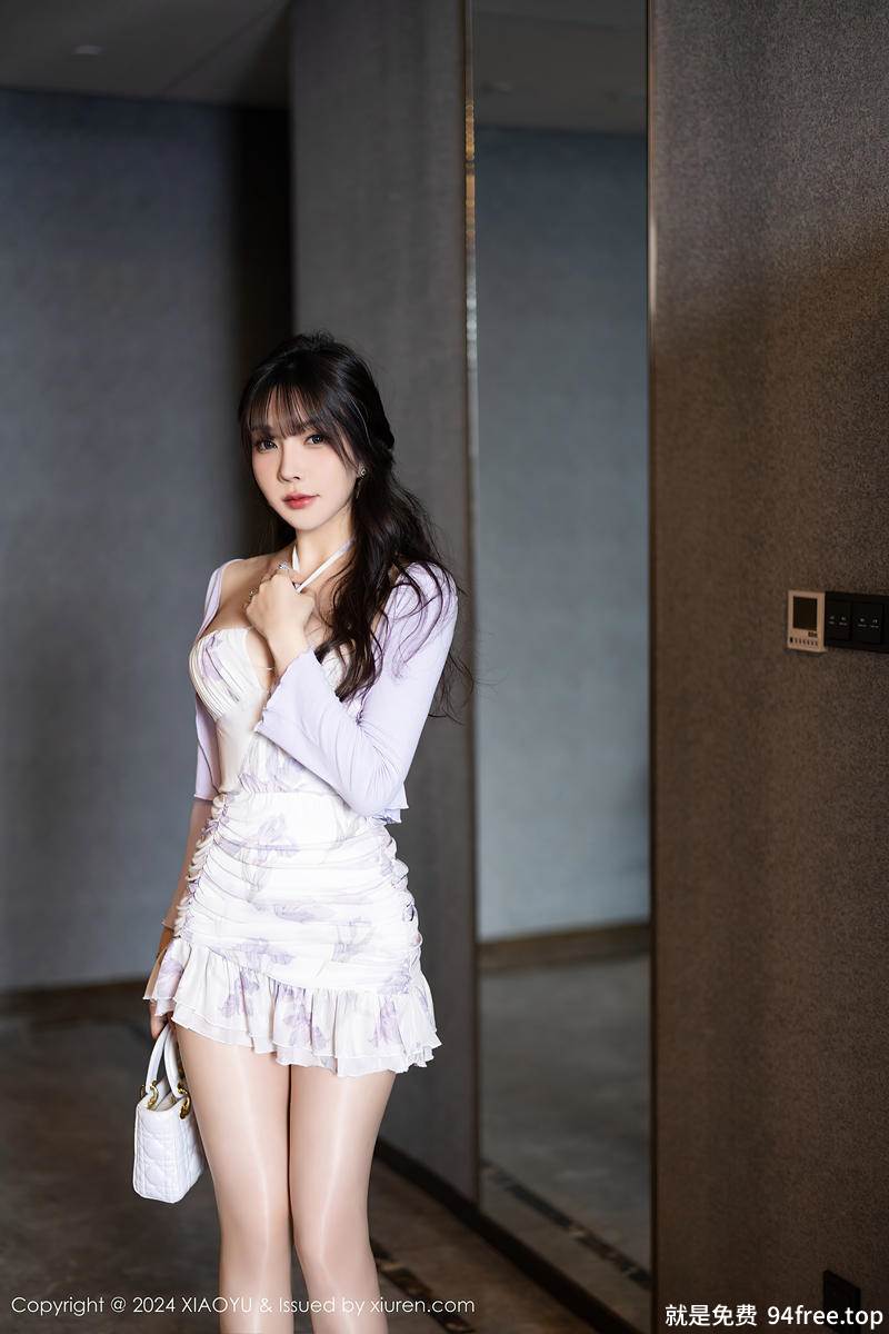 [XiaoYu语画界] Vol.1224 女神徐莉芝Booty轻透薄纱情趣服配开档白丝秀曼妙身姿诱惑写真-就是免费