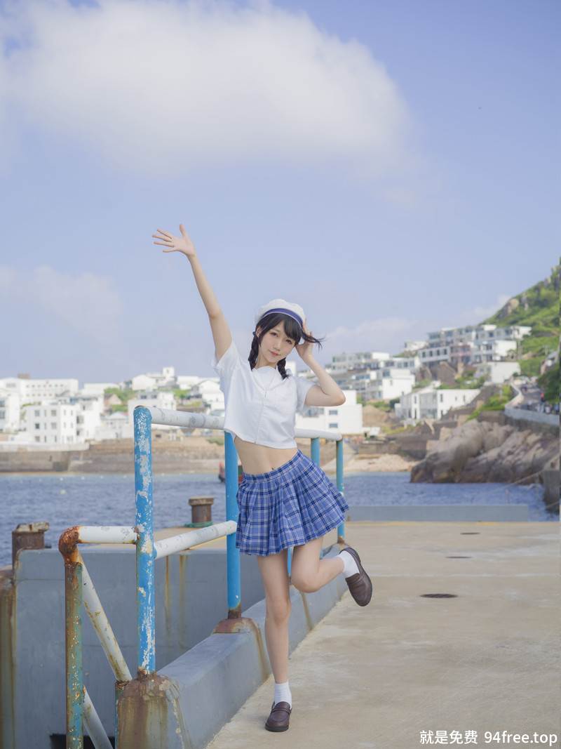 魔物喵 海风与少女 [14P-28MB]-就是免费