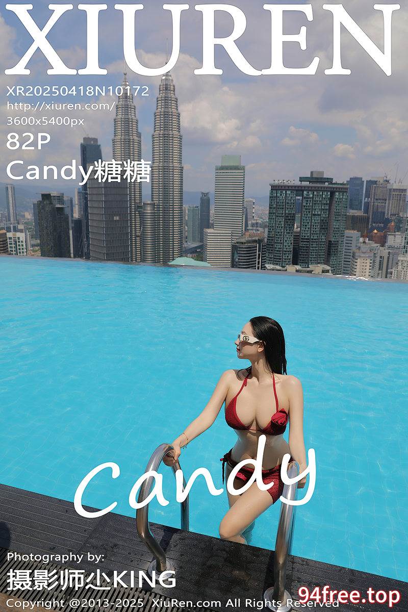 [XiuRen秀人网] NO.10172 模特Candy糖糖泳池场景性感红色比基尼服饰秀丰腴身材诱惑写真-就是免费