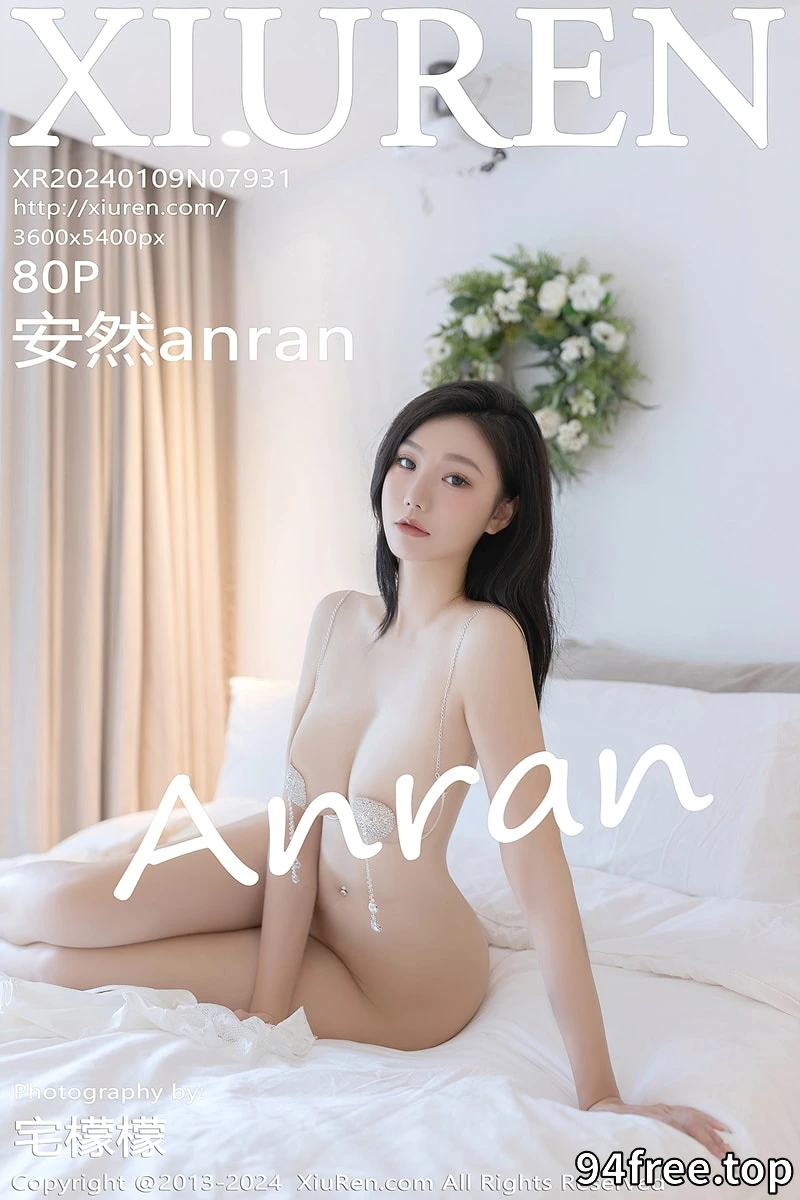 [XiuRen秀人网] No.7931 模特安然anran性感白色轻透薄纱情趣服露火辣身材遮点诱惑写真-就是免费