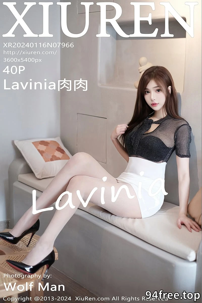 [XiuRen秀人网] No.7966 模特女神Lavinia肉性感黑色薄纱衣配白短裙秀丰满身材诱惑写真-就是免费